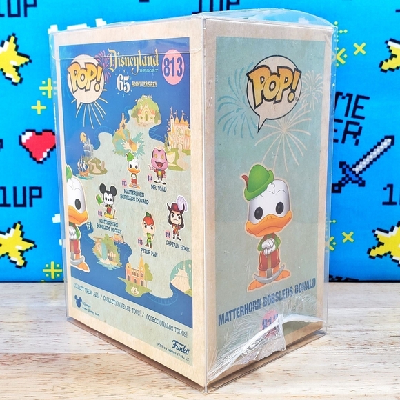 Funko PoP Disneyland Resort 65th Anniversary Matterhorn Bobsleds Donald #813 New - Picture 3 of 10